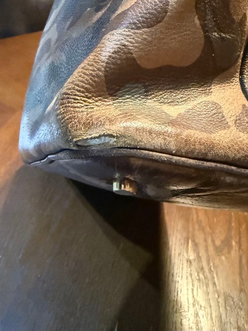 cisei シセイ トートバッグ 迷彩 レザー