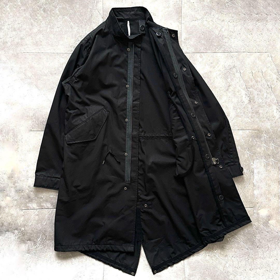 m's braque エムズブラック スタンドカラー モッズコート サイズS