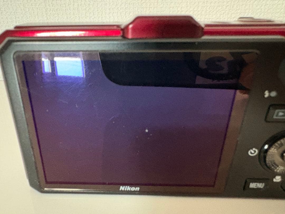 【美品・動作確認済】ニコン　COOLPIX S9300 レッド 完備品