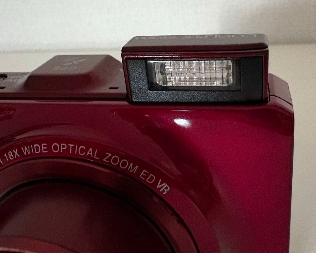 【美品・動作確認済】ニコン　COOLPIX S9300 レッド 完備品