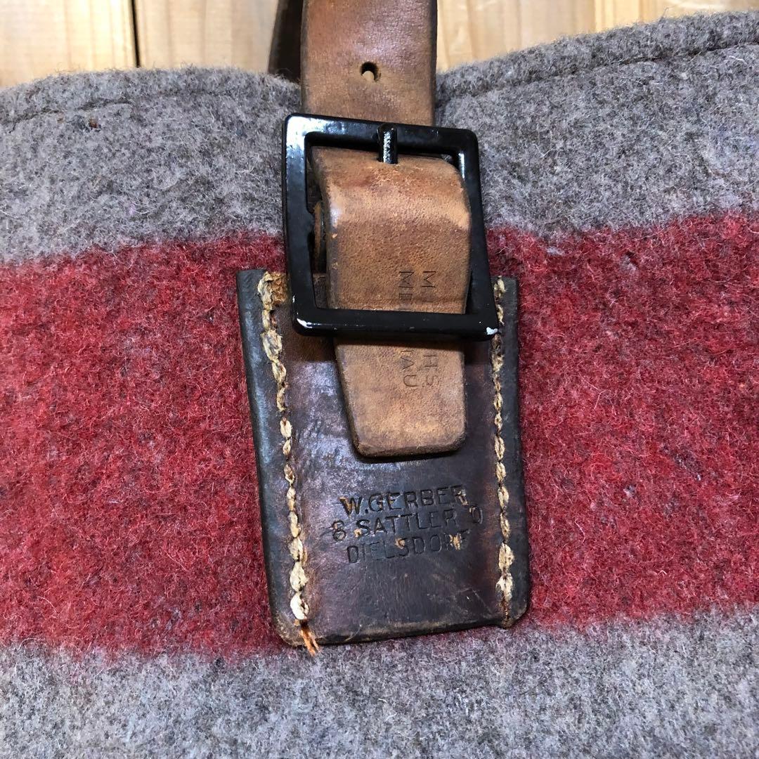 スイス軍 トートバッグ ミリタリー ブランケット使用 ウール 鞄