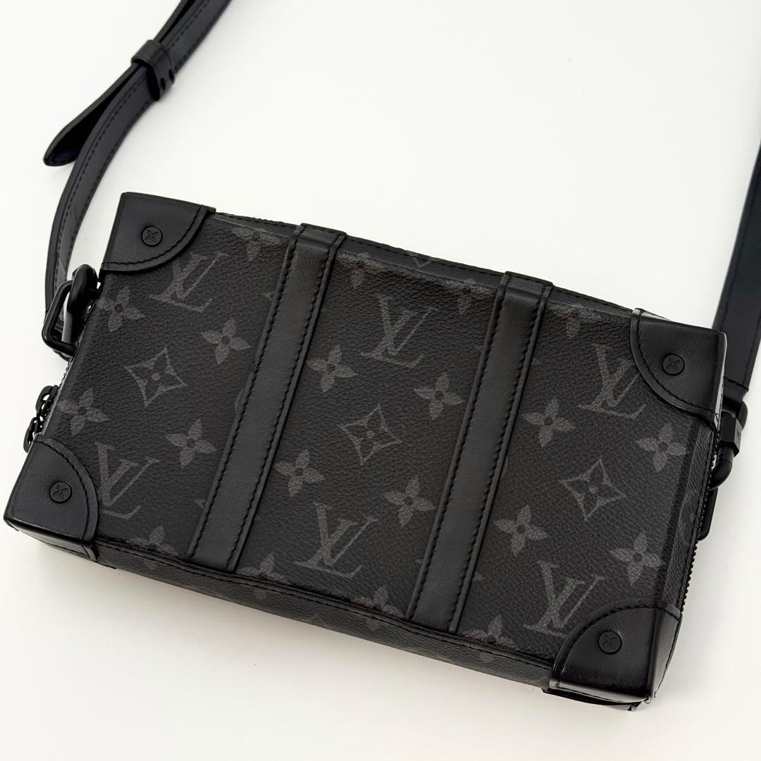 ✨極美品IC内蔵✨ルイヴィトン モノグラム エクリプス ソフトトランク バッグ黒