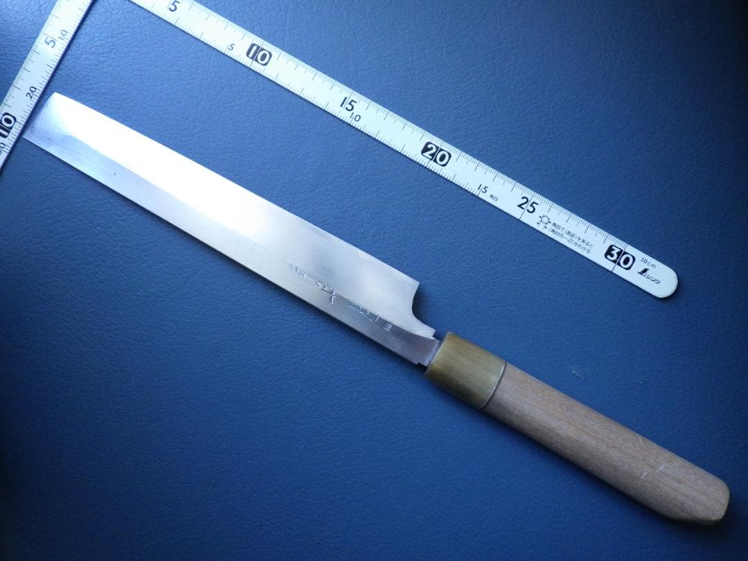 よ*ー様 正本総本店★玉白鋼・和包丁刃渡225ｍｍマチ★手研ぎ済み★