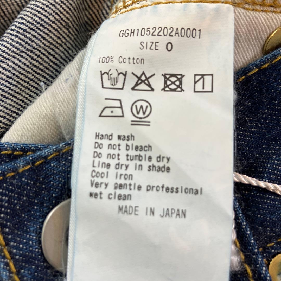 HERITANOVUM ダークブルー ワイドレッグデニム