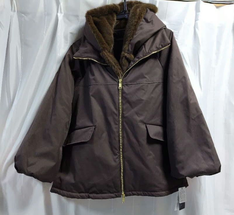 Gready Brilliant 取り外しファー中綿フードコート