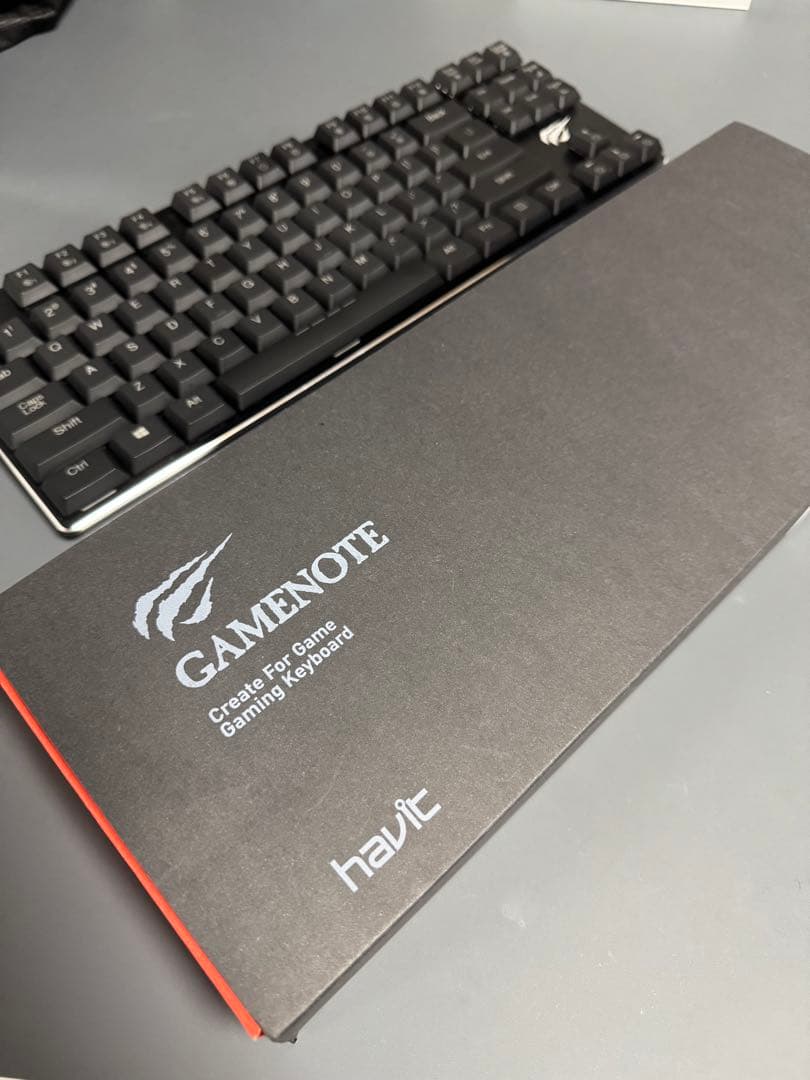 ロープロファイル ゲーミングキーボード havit HV-KB390L 英字配列