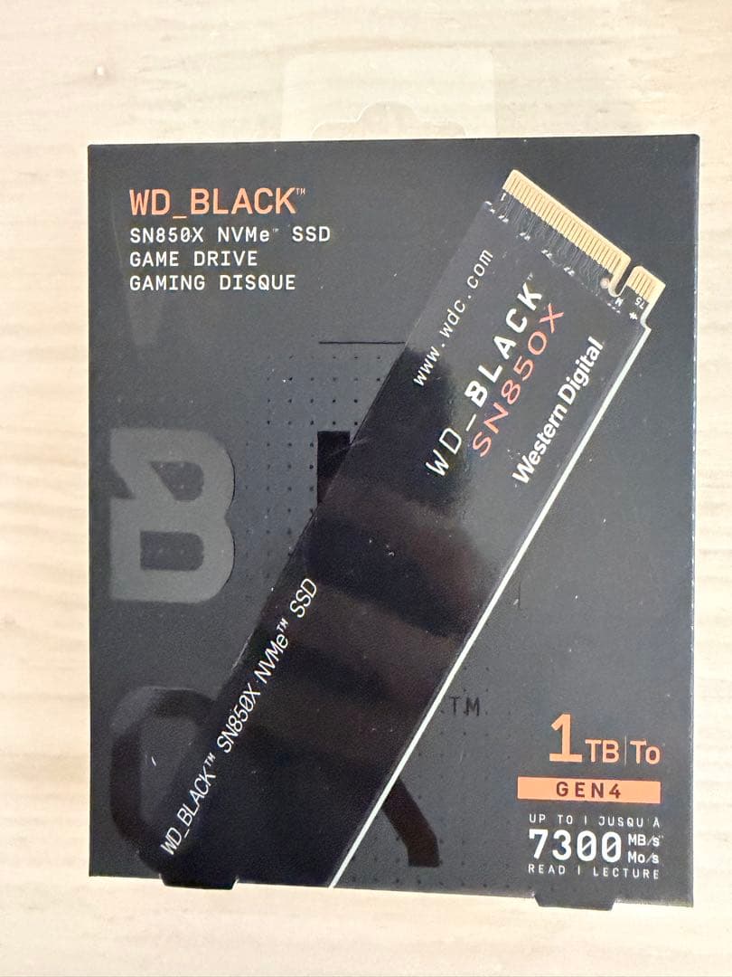 【新品・未開封】WD SN850X 1TB Nvme SSD Gen.4