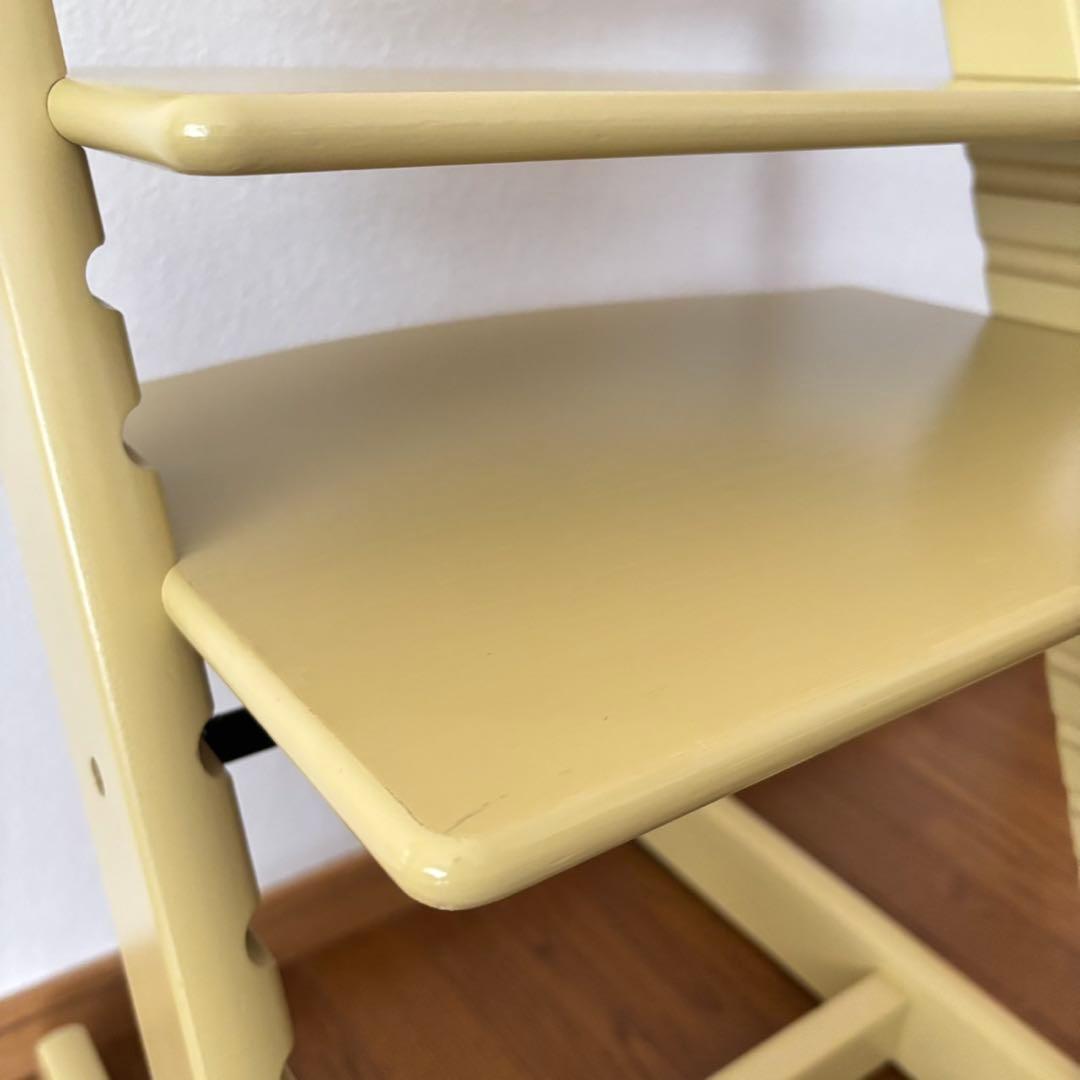 美品＊ストッケ　トリップ トラップ　ベビーチェア+ベビーセット　ウィートイエロー