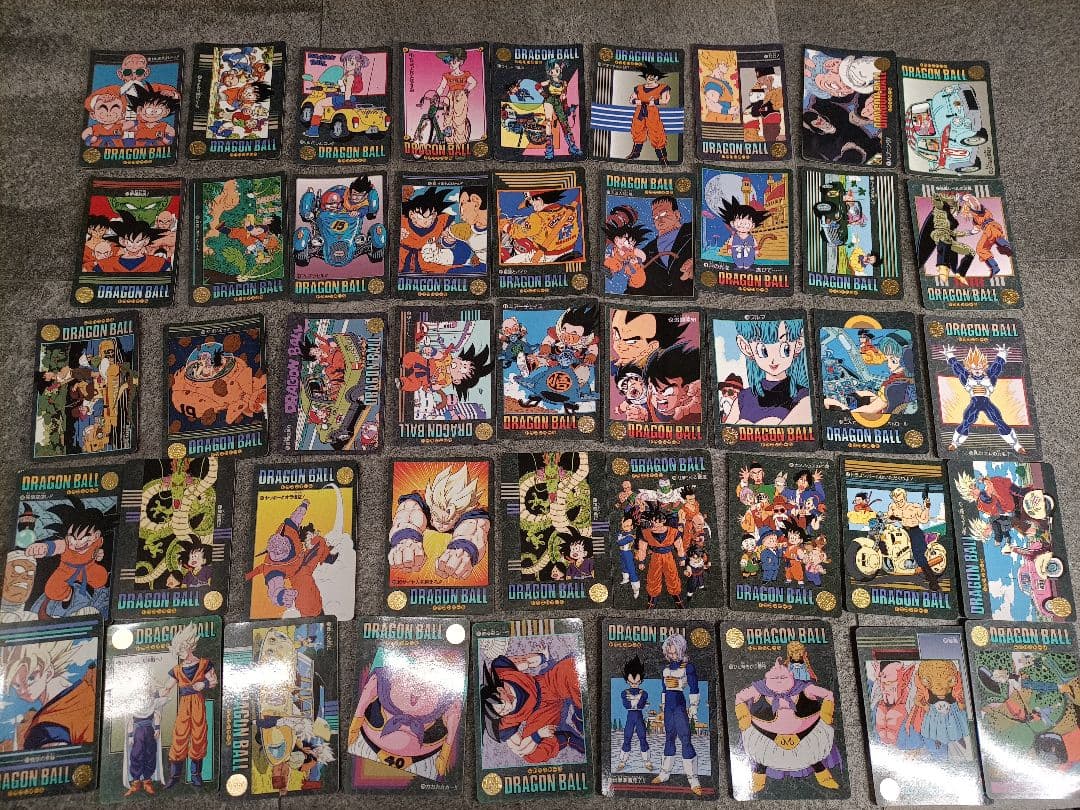 ドラゴンボール ビジュアルアドベンチャー　カードダス45枚セット　まとめ