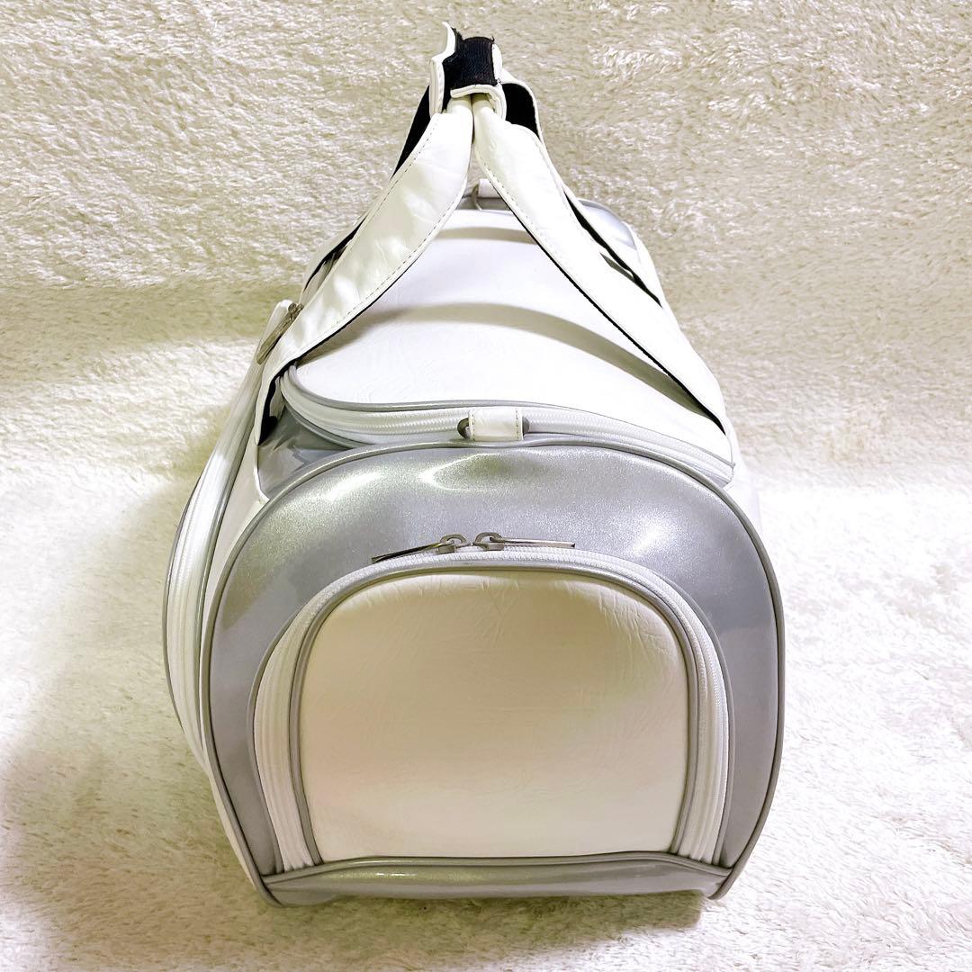 美品 バーバリーゴルフ ボストンバッグ ゴルフバッグ 2way ホワイト