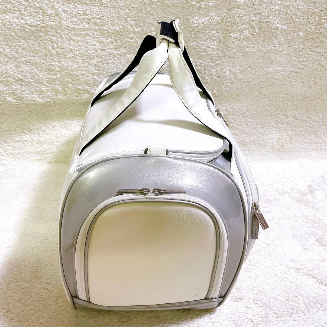 美品 バーバリーゴルフ ボストンバッグ ゴルフバッグ 2way ホワイト