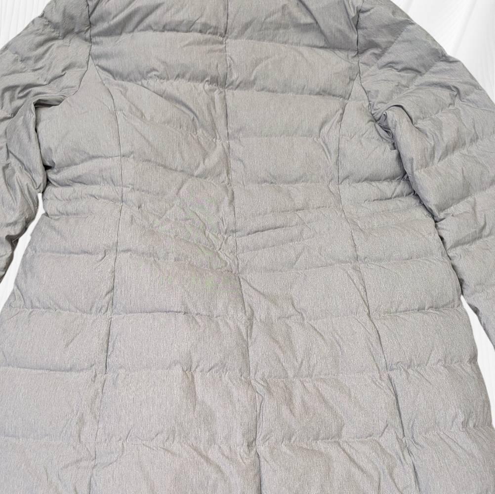 Leilian レリアン ダウン ファー付 グレー系 ロング丈 １３号サイズ