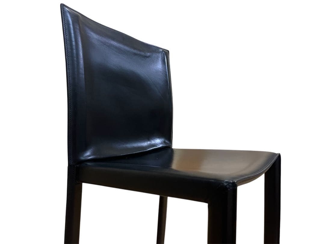 イタリア Enrico Pellizzoni レザーチェア 2脚