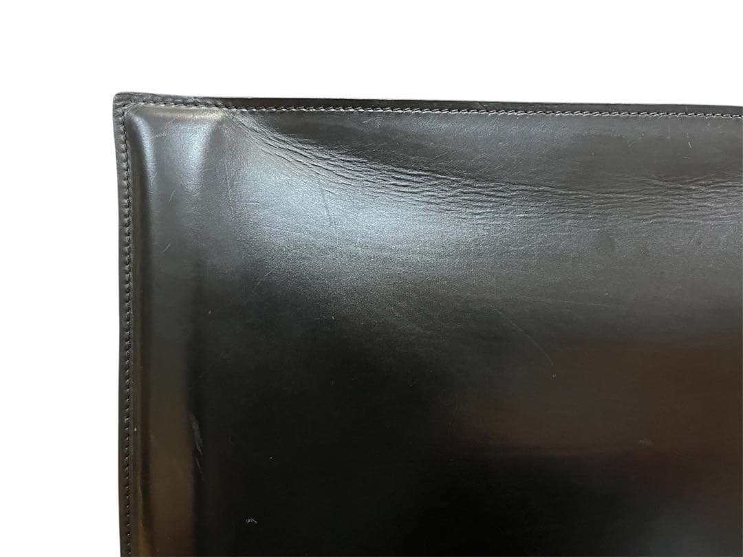 イタリア Enrico Pellizzoni レザーチェア 2脚