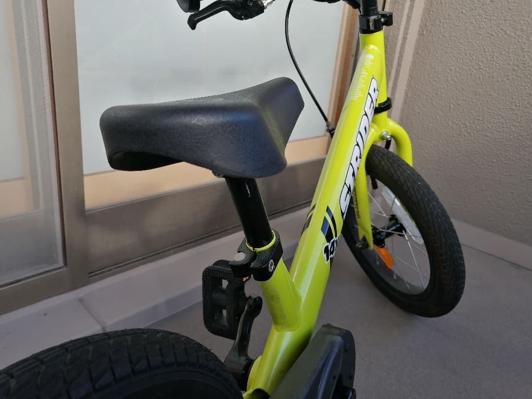 STRIDER 幼児用自転車 14x ライムイエロー