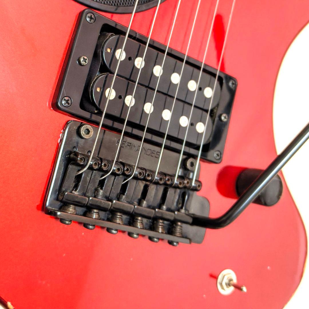 【美品】ZO-3 芸達者 メタリックレッド アンプ内蔵ミニギター ぞうさん