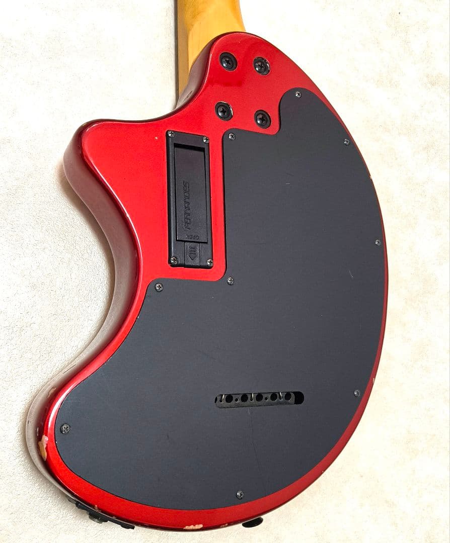 【美品】ZO-3 芸達者 メタリックレッド アンプ内蔵ミニギター ぞうさん