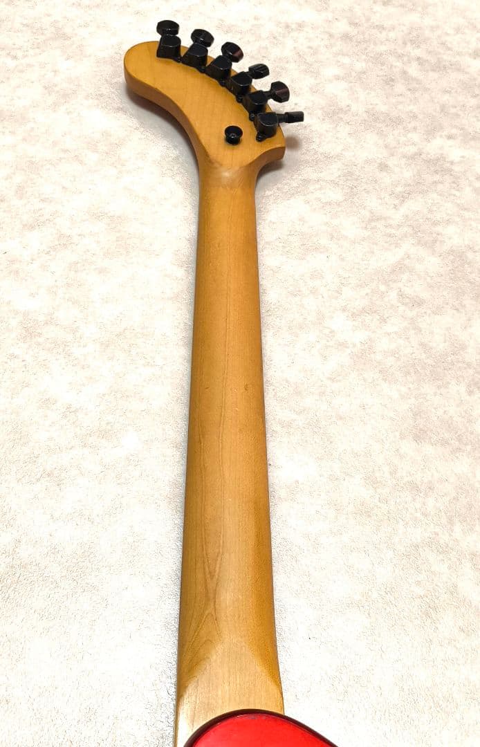 【美品】ZO-3 芸達者 メタリックレッド アンプ内蔵ミニギター ぞうさん