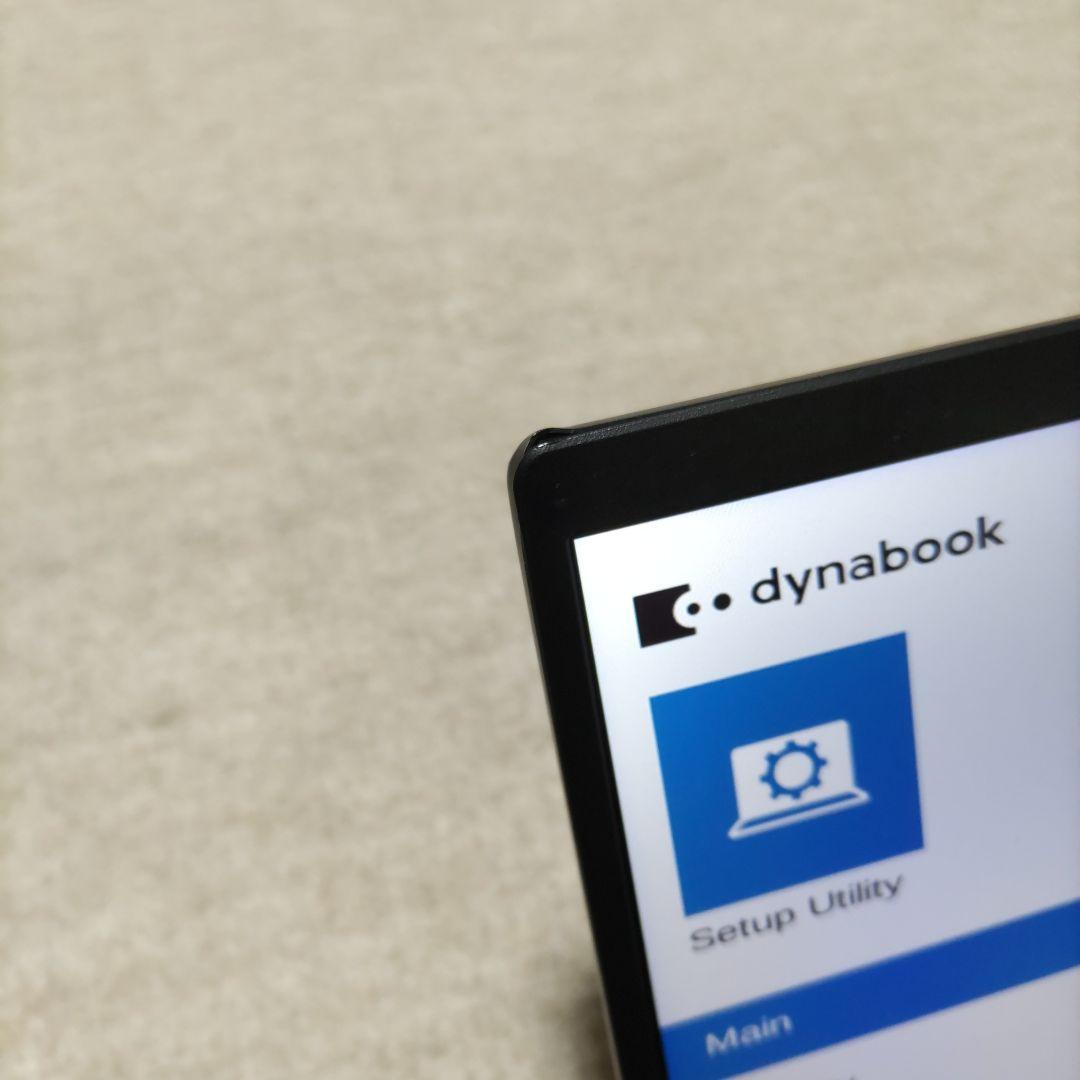 第11世代 Dynabook G83/HS BIOSのみの確認 液晶表示不良