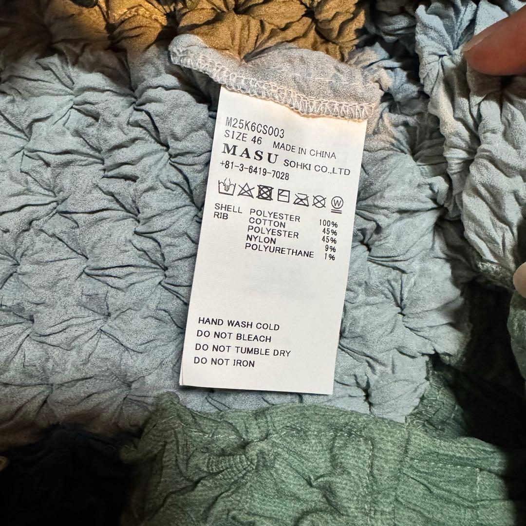 トップス MASU 25ss Spiky Rugger Shirt multi 46