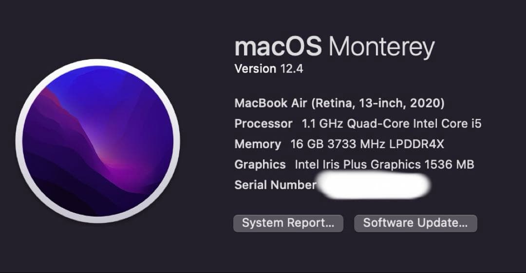 MacBook Air Retina 13インチ 2020 USキーボード配列