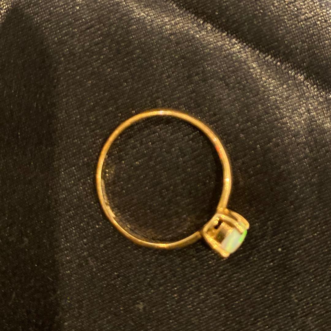 オパール ゴールドリング