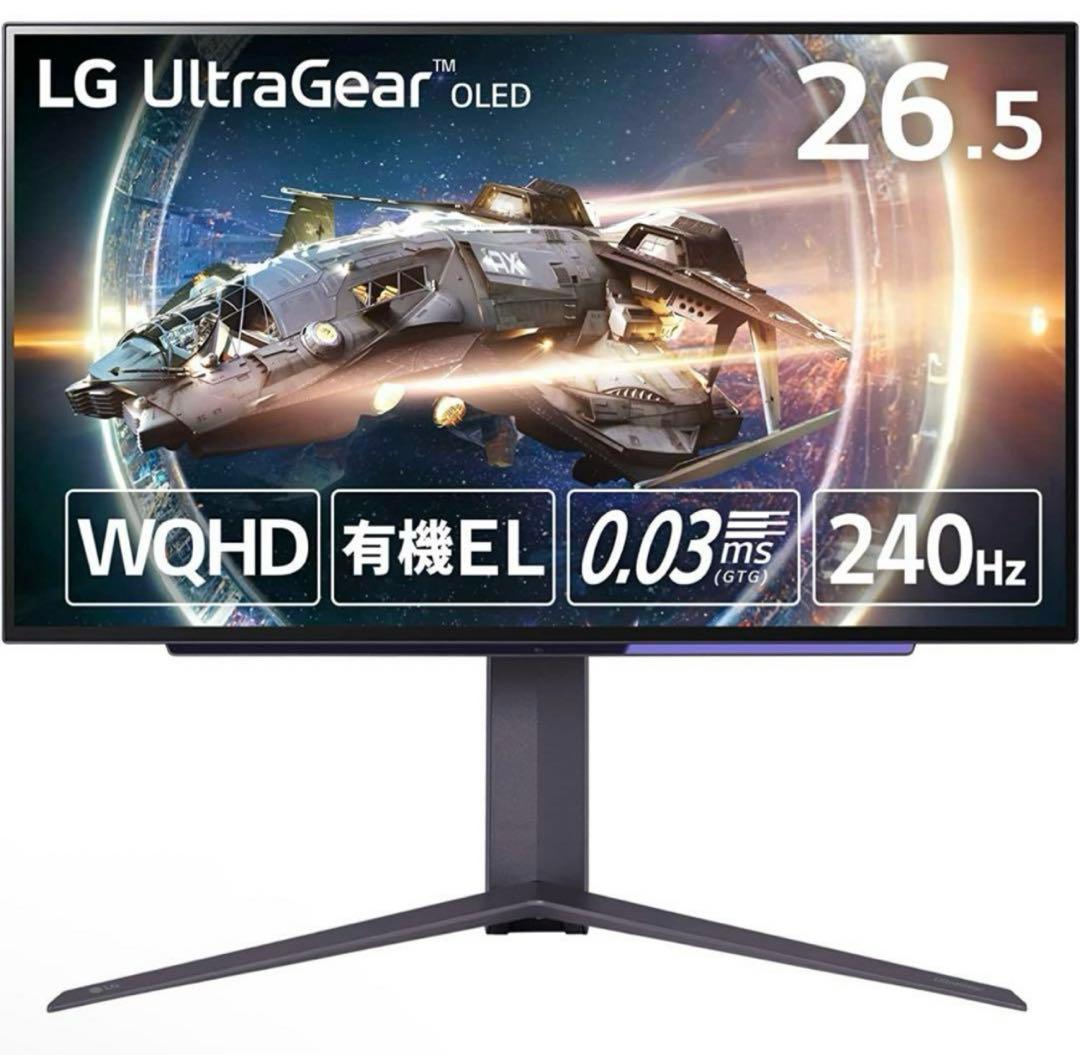 LG UltraGear 27GR95QE-B 有機EL WQHD 240Hz