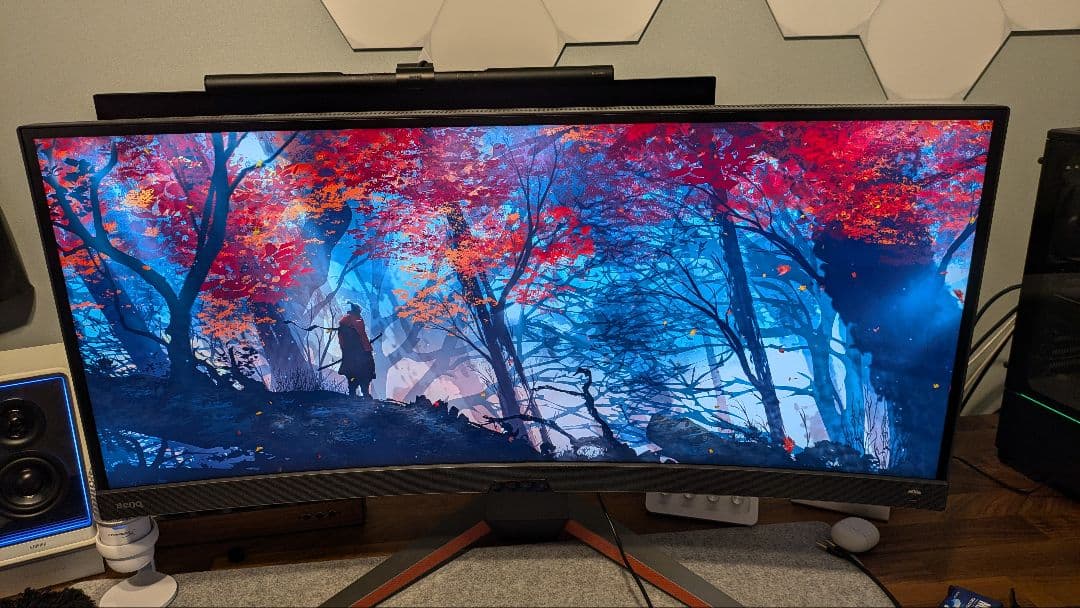 BenQ MOBIUZ EX3415R ウルトラワイドモニター【箱無し】