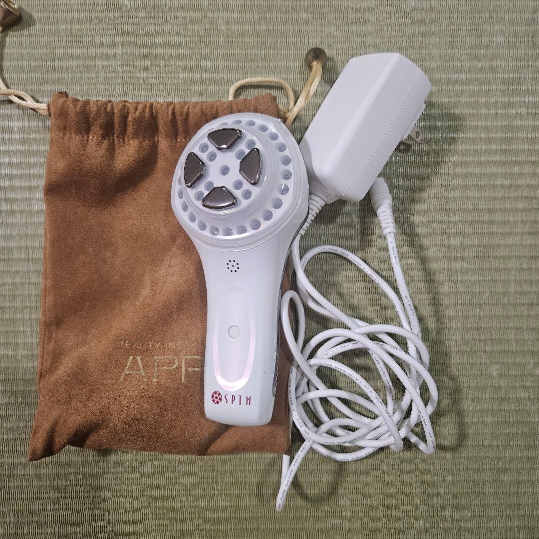 SPTM LED美顔器 ホワイト 充電器付き