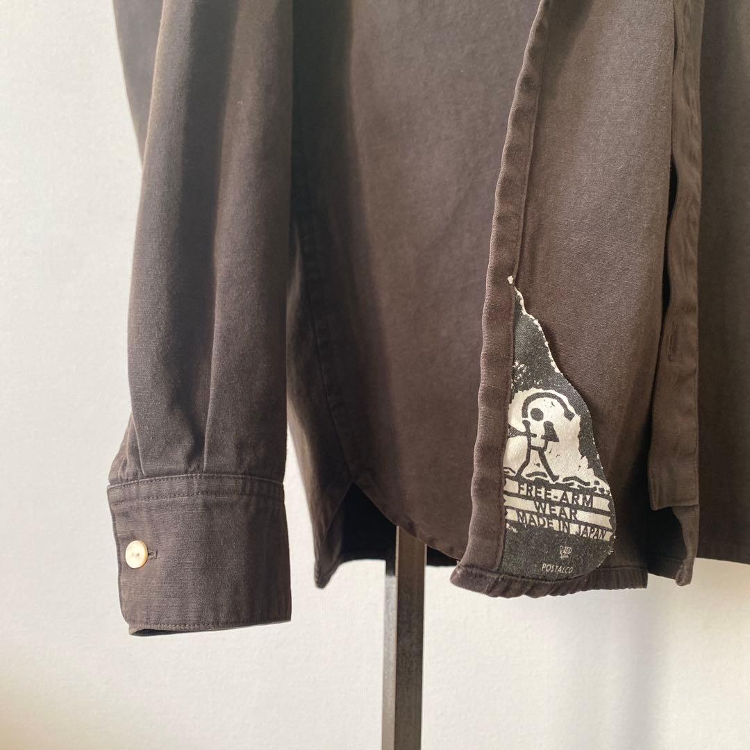 【最終価格】ポスタルコ　フリーアームシャツ 01 ウェザークロス