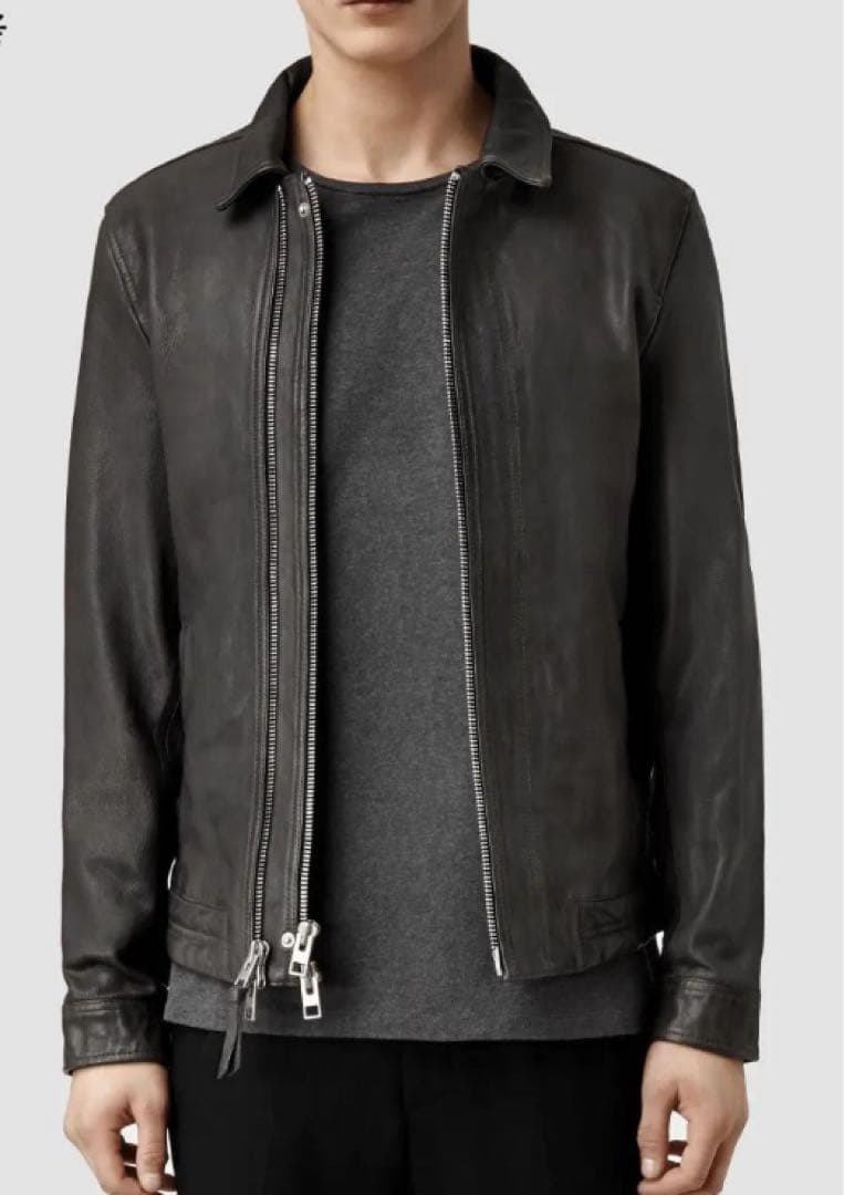 ALL SAINTS フロントダブルジップライダース