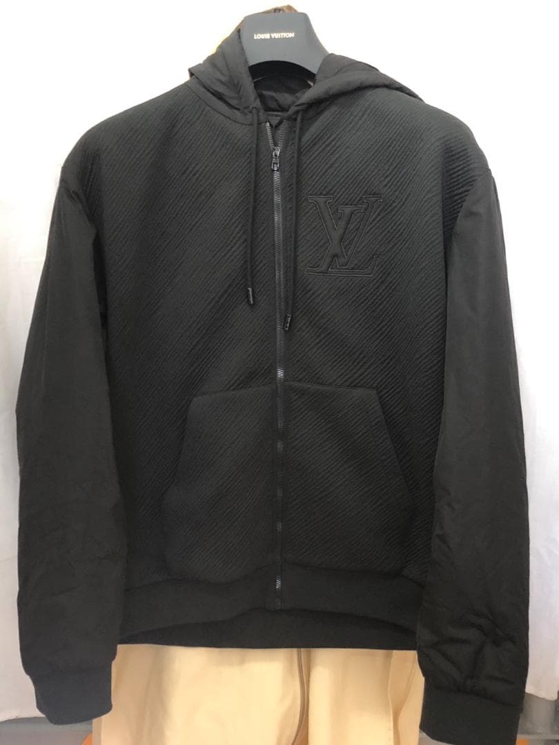 試着のみ ルイヴィトン ハイブリッドジップテクニカルコットンフーディ I0000