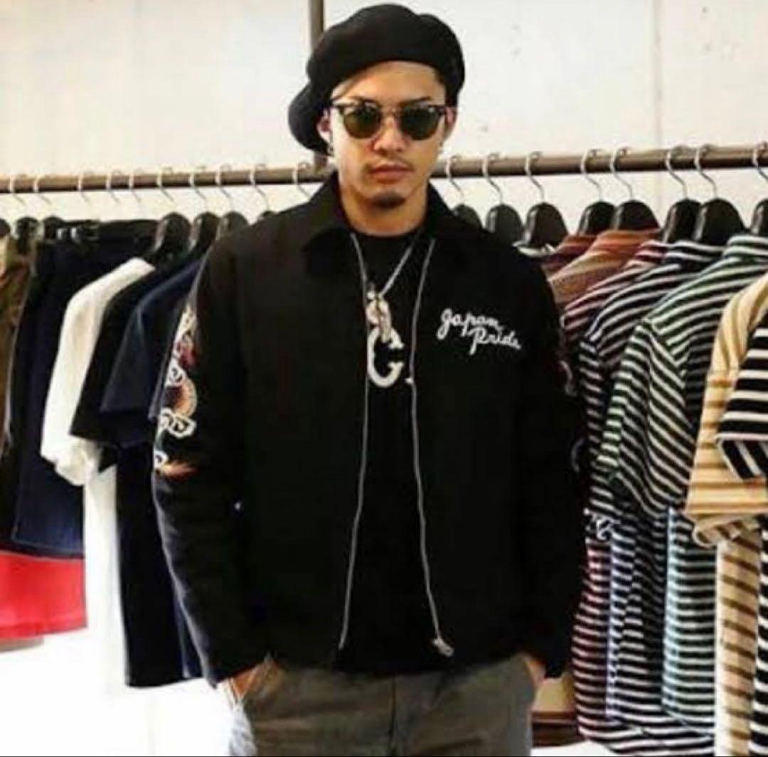 【美品】　キャリー　スーベニアジャケット　刺繍　Ｌ　数原龍友さん着用