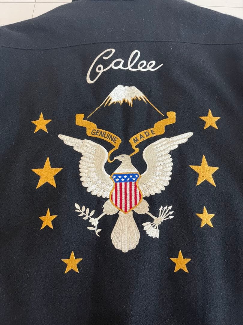 【美品】　キャリー　スーベニアジャケット　刺繍　Ｌ　数原龍友さん着用