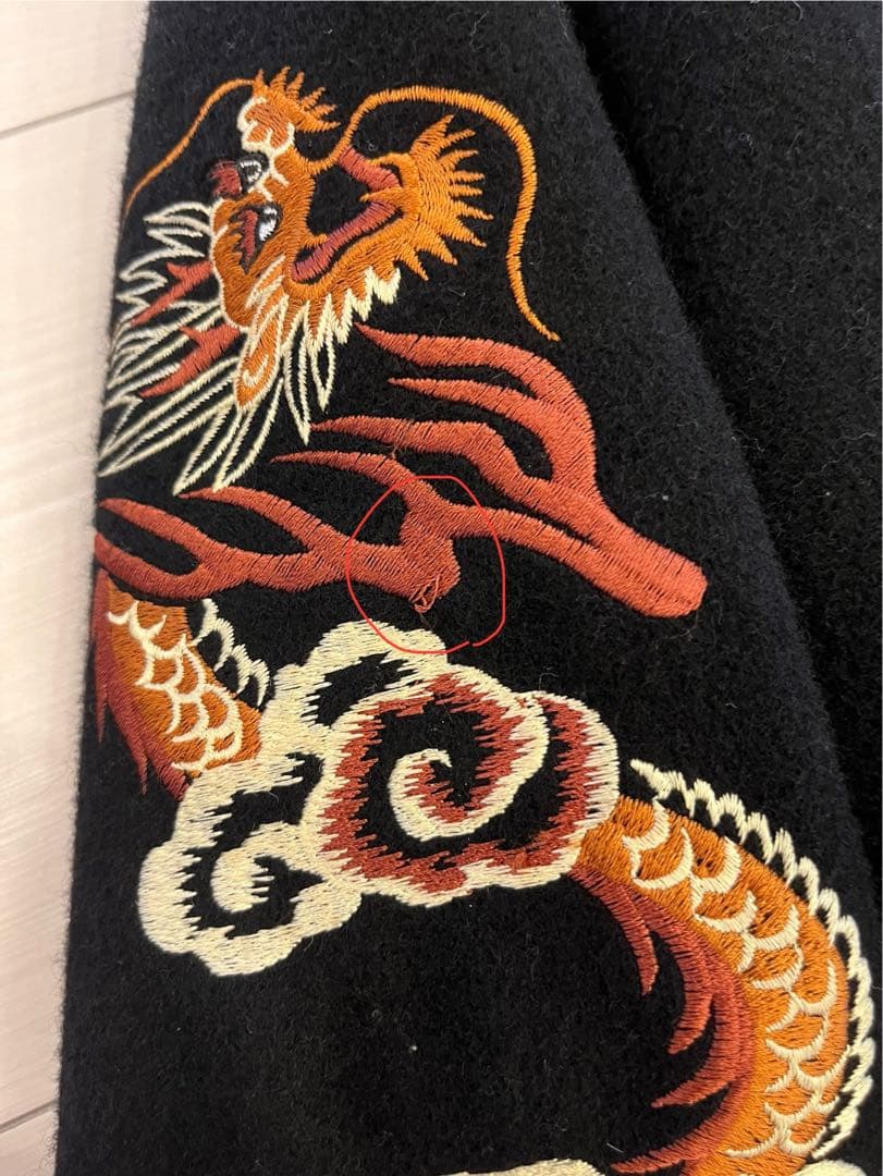 【美品】　キャリー　スーベニアジャケット　刺繍　Ｌ　数原龍友さん着用