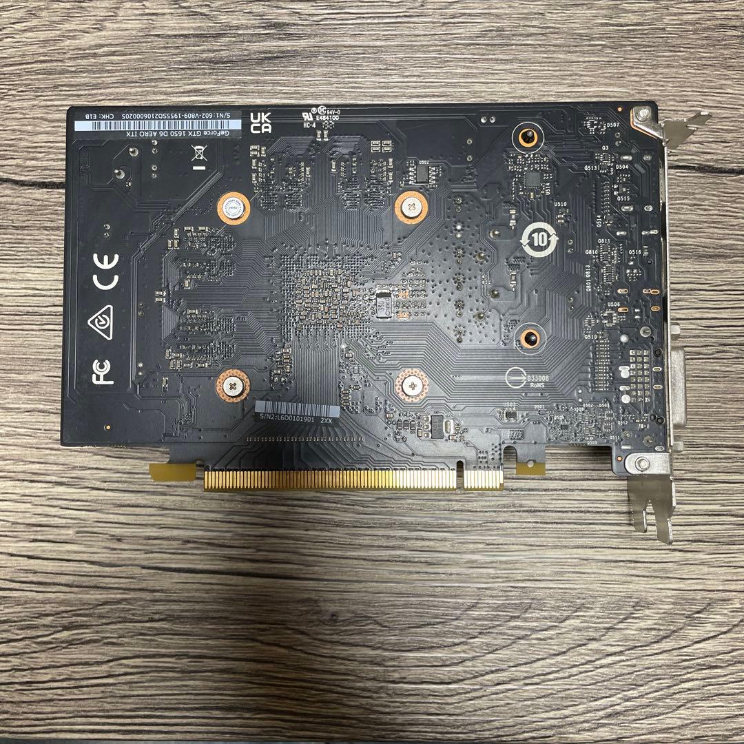 MSI AERO GeForce GTX 1650（動作確認済）