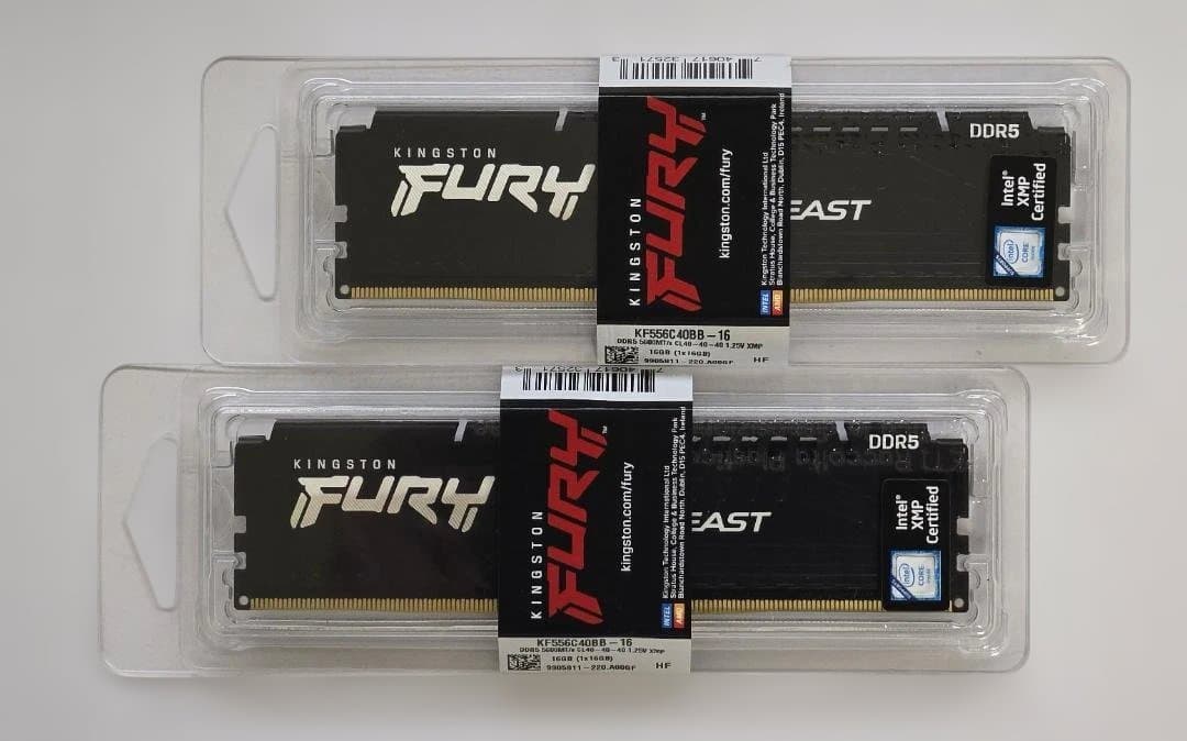 Kingston FURY Beast DDR5 メモリ 16GBx2