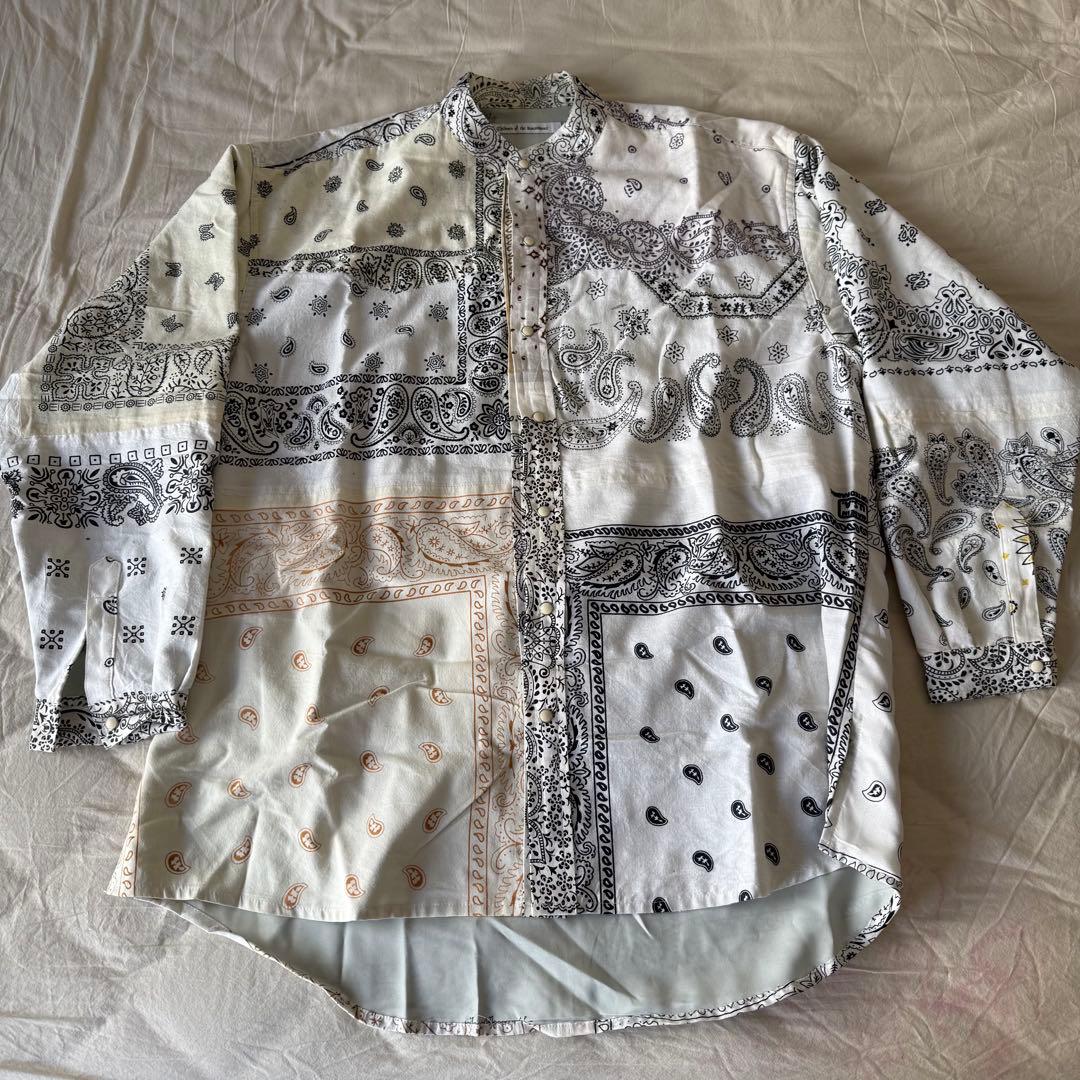 Children of the Discordance バンダナ シャツ 白