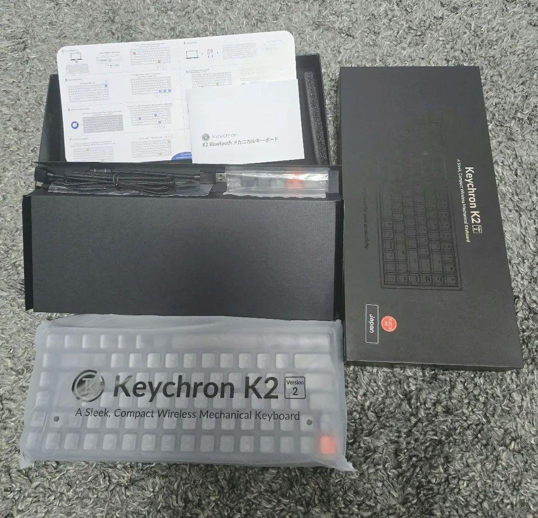 ​[極美品]Keychron K2 RGB 茶軸 日本語配列 JIS