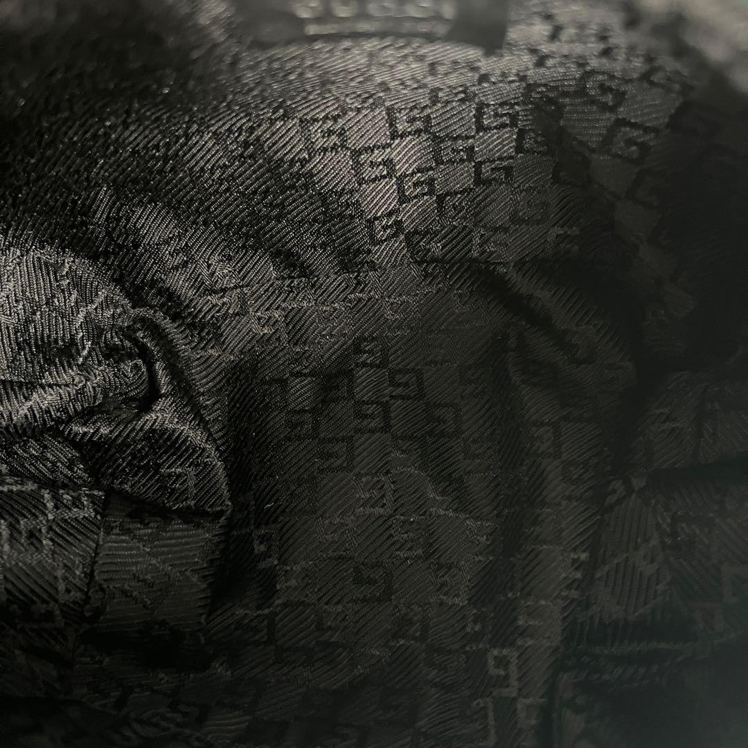 極美品✨グッチ ボディバッグ キャンバス シェリーライン ブラック Y2K