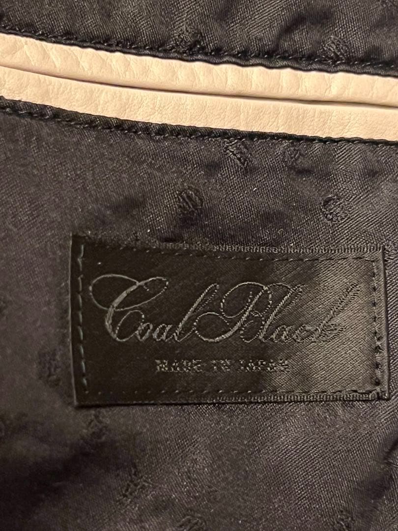 コールブラック　レザー ライダース