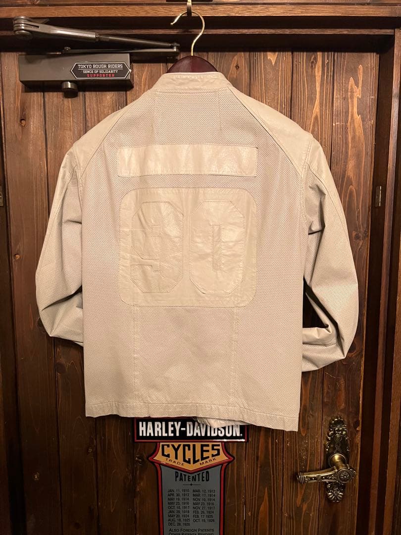 コールブラック　レザー ライダース