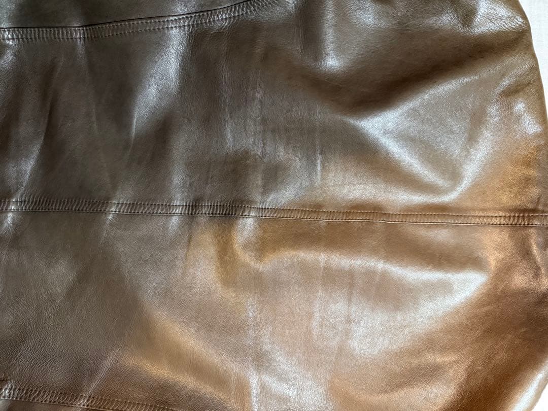 EMMETI ダークブラウン レザージャケット