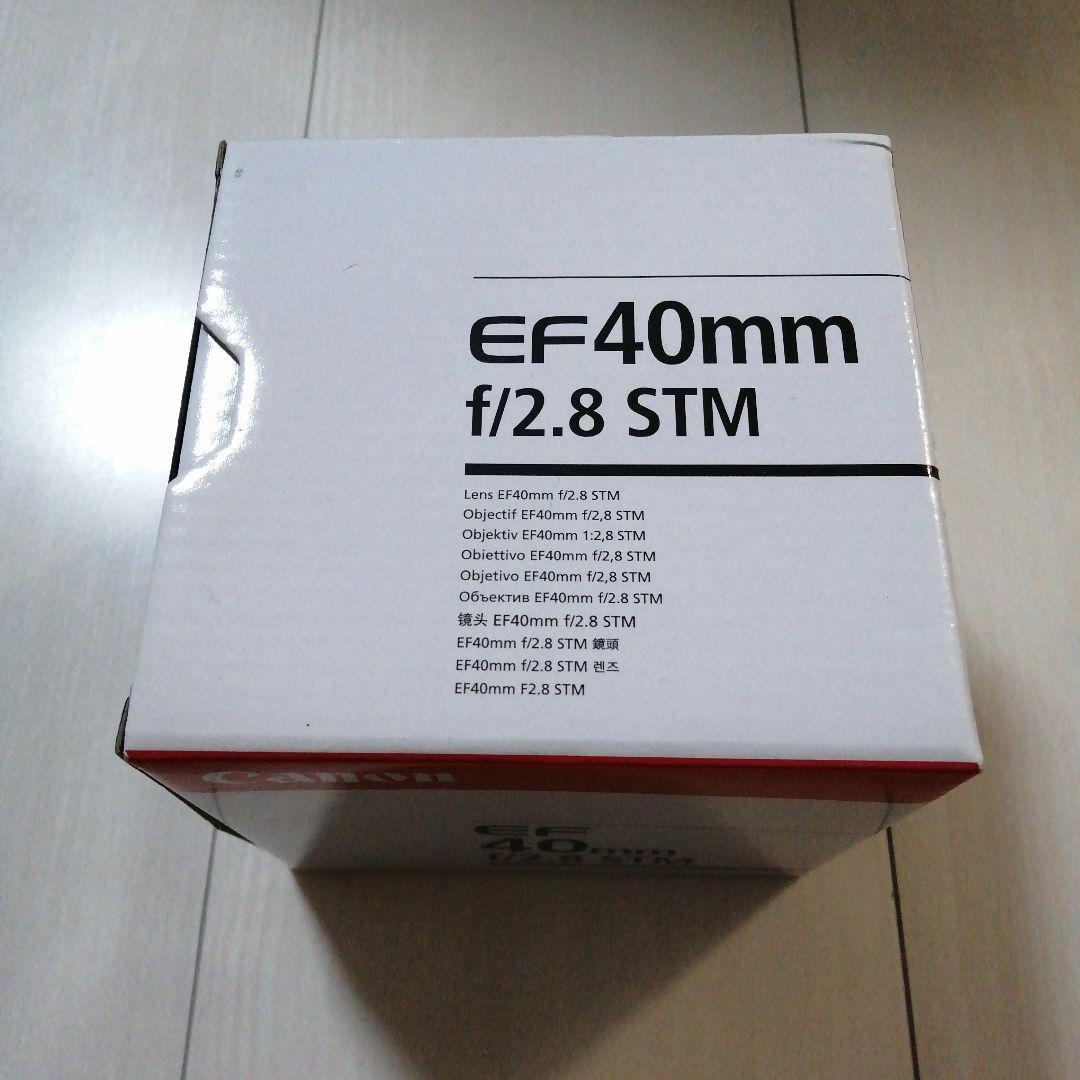 【新品・未使用】Canon 単焦点レンズ EF40mm F2.8 STM