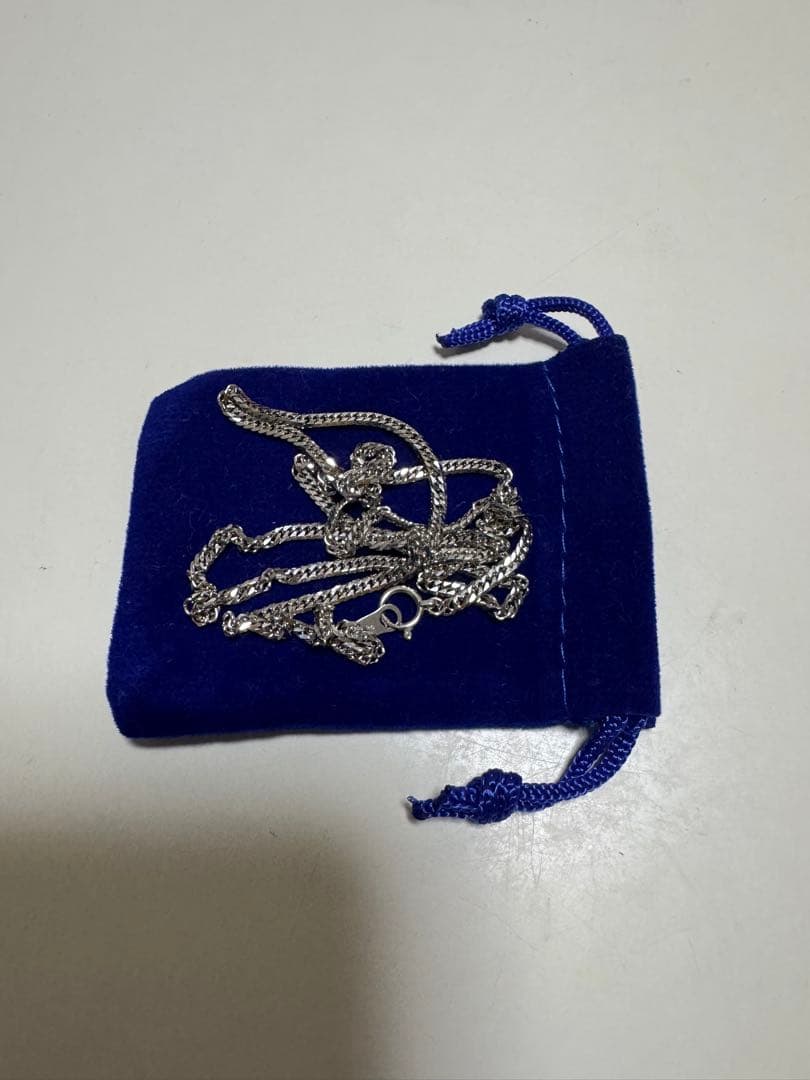 喜平ネックレス プラチナ Pt850　6面ダブル 10g 50cm 造幣局マーク