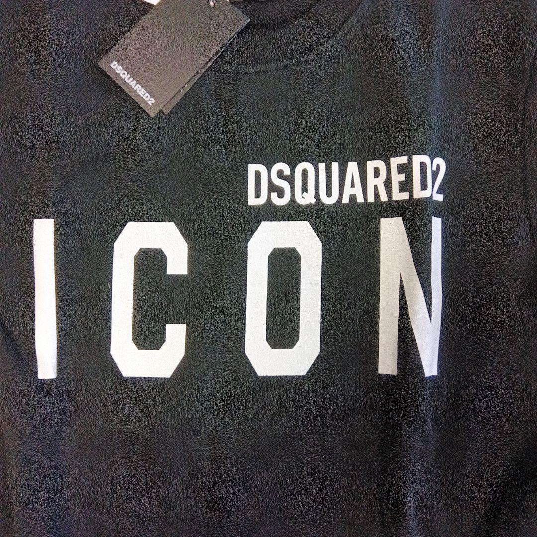 DSQUARED2デイースクエアードニットブラック長袖トレーナー　L