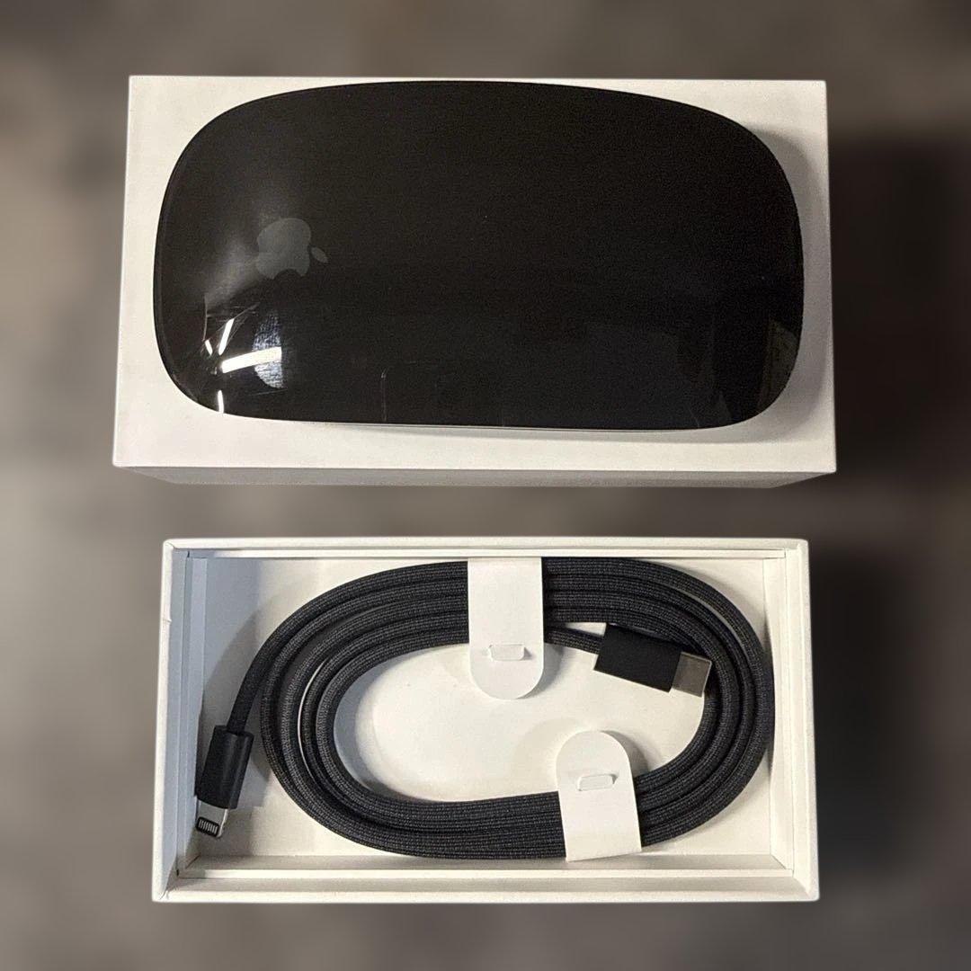 【美品】Apple Magic Mouse ブラック（MMMQ3J/A）完備品
