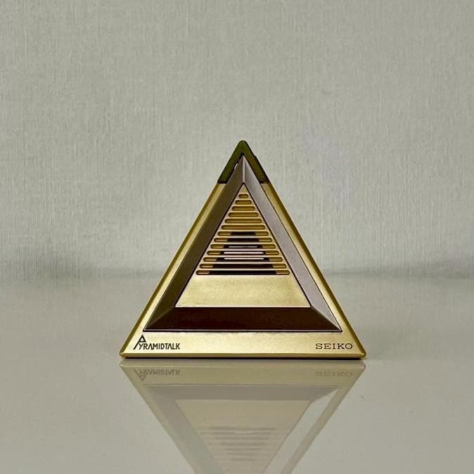SEIKO セイコー ピラミッドトーク 置き時計 ポストモダン ヴィンテージ