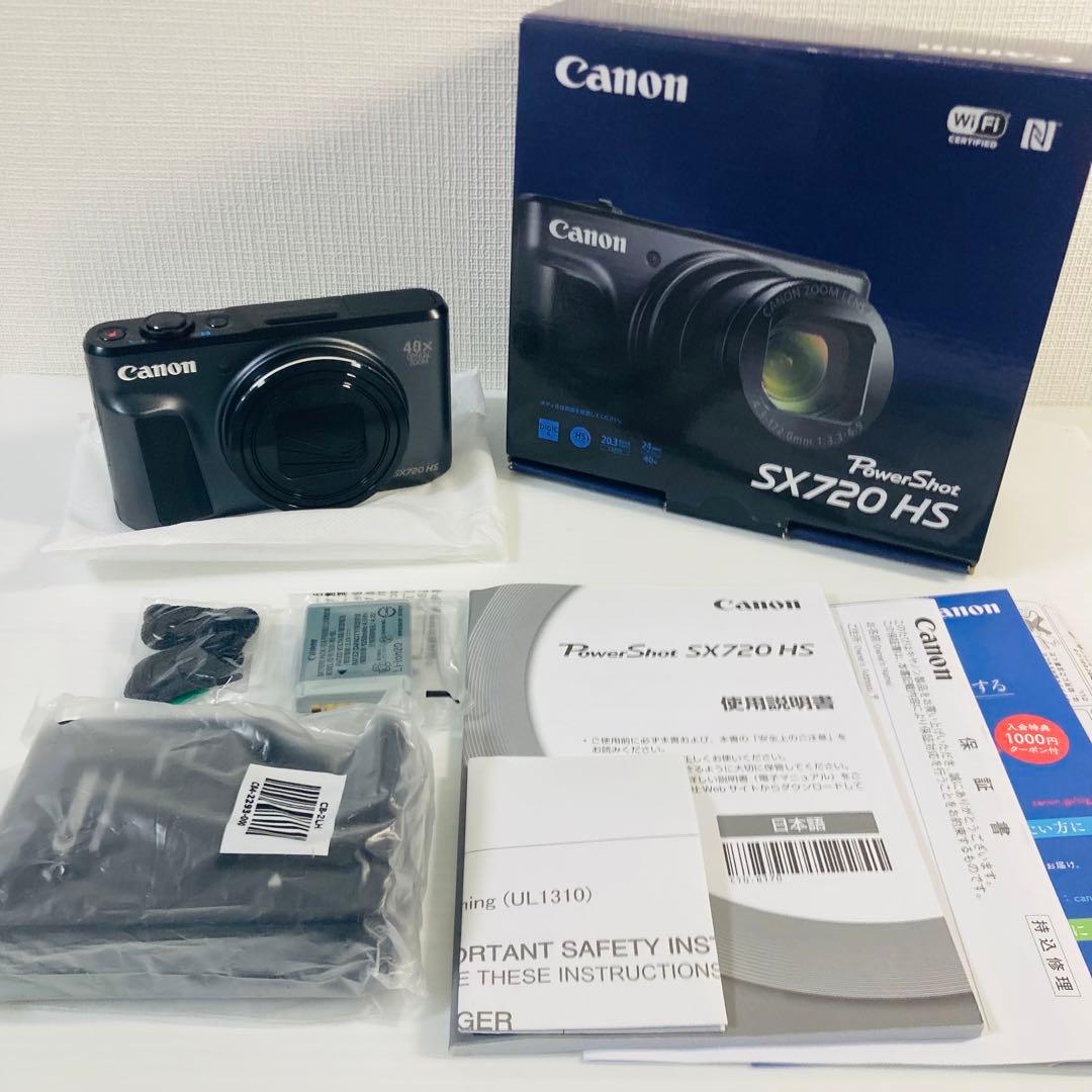 【極美品】Canon PowerShot SX720 HS BKブラック