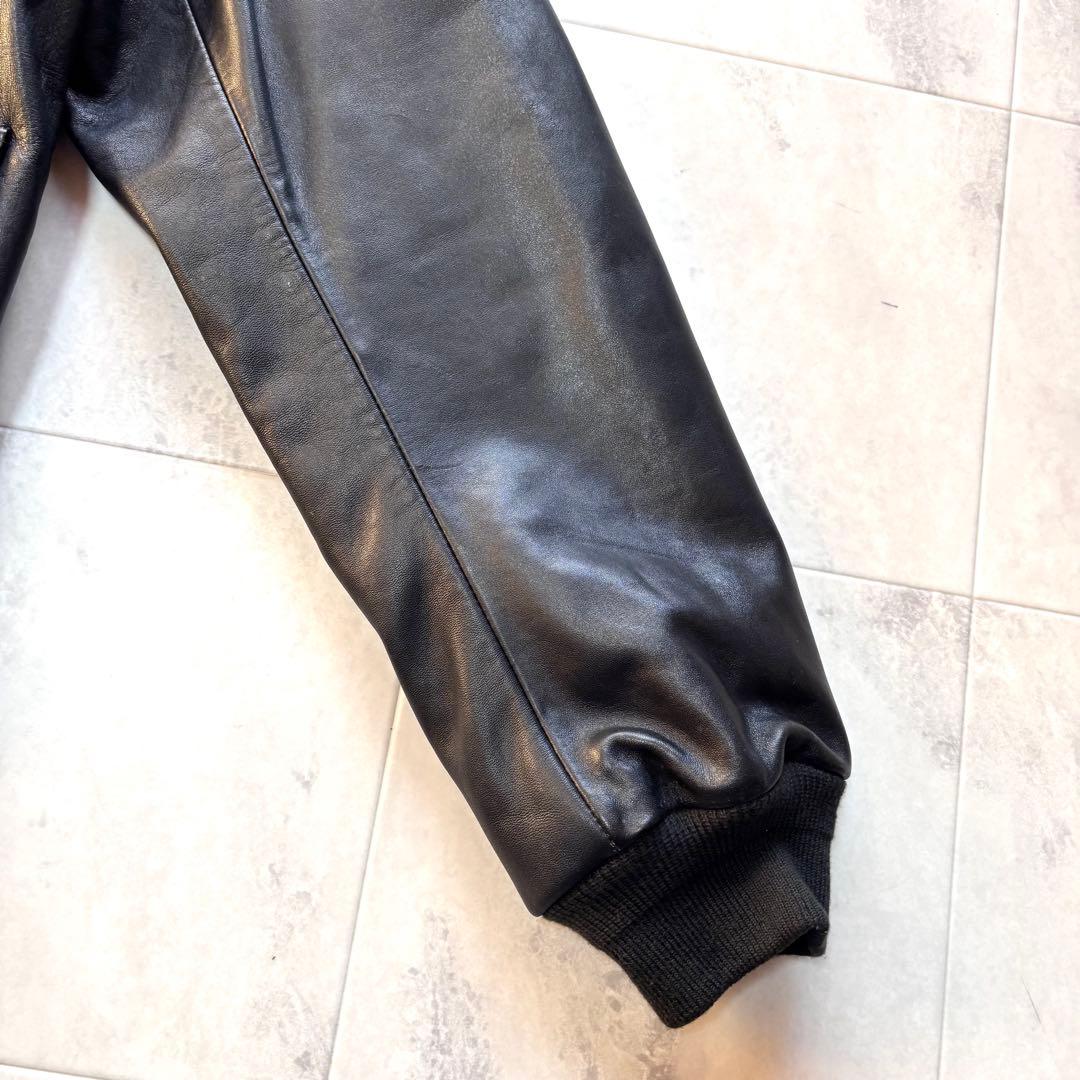 【極美品】ヒューストン ホースハイド A-2 フライトジャケット 2XL 黒